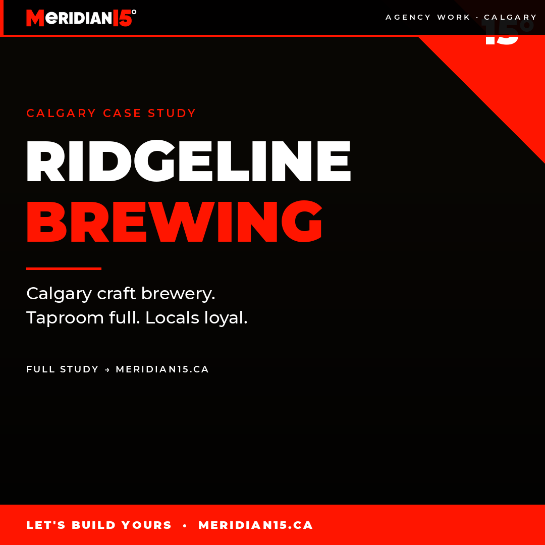 Ridgeline Brewing campaign creative