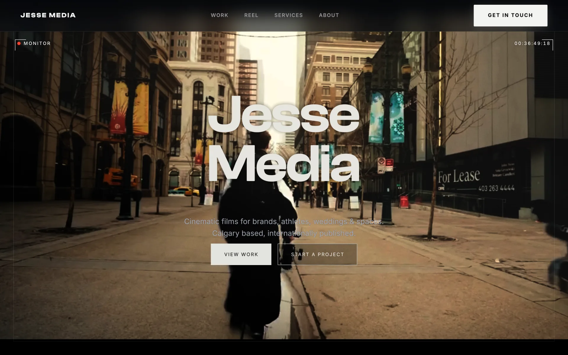 Jesse Media website homepage